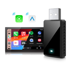 Nhịp điệu <span class=keywords><strong>2025</strong></span> Mini 2-in-1 không dây Carplay <span class=keywords><strong>Adapter</strong></span> Kép <span class=keywords><strong>WIFI</strong></span> plug-and-play <span class=keywords><strong>USB</strong></span> <span class=keywords><strong>Adapter</strong></span> có dây chuyển đổi không dây tương thích - Product Image 2