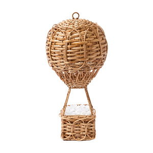Rattan Hot Air <b>Balloon</b> Decoration Basket Circular Natural Home <b>Decor</b> <b>Table</b> Centerpiece - Product Image 5