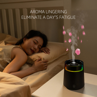 Fabricant de nouveaux produits 150ml lumières colorées hôtels maison diffuseur d'huiles essentielles aromatiques humidificateur à brouillard COOL