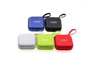 XWT PU cuir personnalisé fermeture éclair étui de rangement pour écouteurs Protection inodore antichoc étanche coque dure matériel Style de sac - Product Image 6