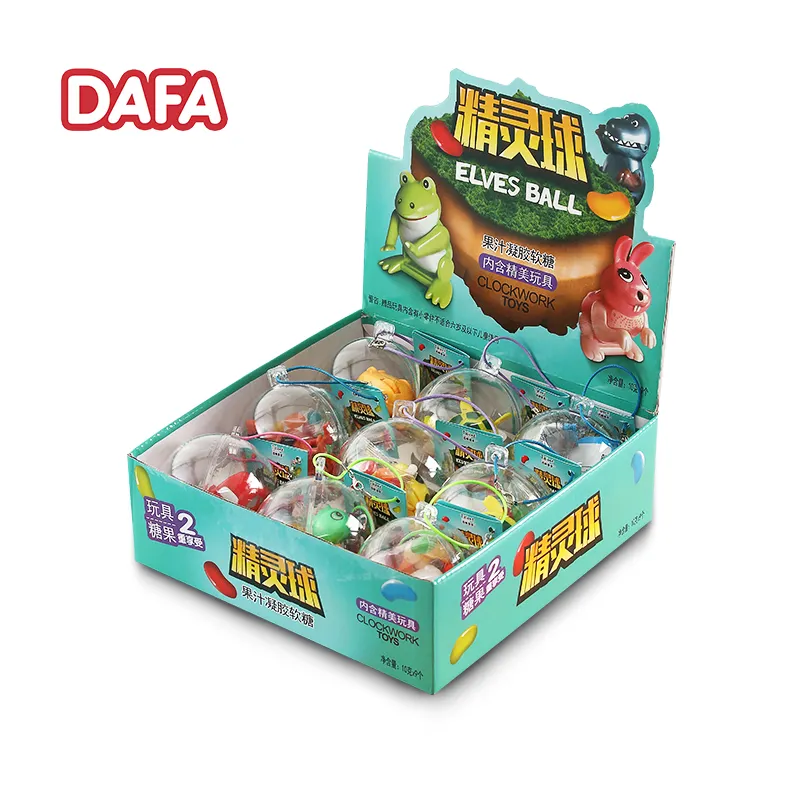 高品質のゼリーキャンディーラウンドボール子供のためのさまざまなかわいいプラスチックのおもちゃ甘いフルーティーなフレーバーギフトパッキング包装通常