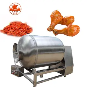 Stainless steel industrial chicken meat tumbler marinator marinating machine vacuum meat mixer