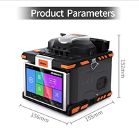 Machine de fusion de fibres optiques intelligente automatique avec écran de 4,3 pouces, batterie de 5200 mAh, 6 moteurs