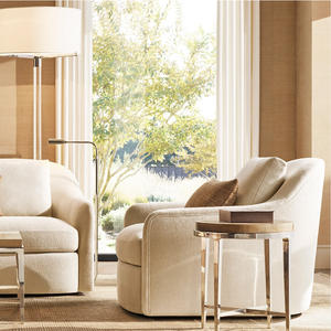 Rhoohill, silla decorativa de estilo americano de lujo, muebles de sala de estar, sofá, silla de salón giratoria de madera, sillón con marco de madera maciza - Product Image 5