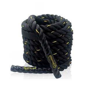 Tùy Chỉnh Logo Tập Thể Dục Workout Strength Đào Tạo Undulation 1.5 "30ft Poly Dacron Battle Rope - Product Image 3