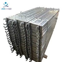 Planches en acier pour échafaudage homologuées CE pour une plateforme de travail robuste et sûre, plancher métallique pour échafaudage