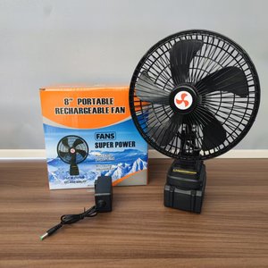 Ventilador Oscilante de 8 Pulgadas con Batería de Litio y Salida de Carga USB; un Éxito de Ventas en el Sudeste Asiático, Oriente Medio y África. - Product Image 4