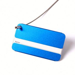 Wholesale Metal Fashion Portable Luggage <b>Tags</b> Travel Id Aluminum Alloy Luggage <b>Tags</b> Customized Bulk Blank <b>Name</b> <b>Tags</b> - Product Image 6