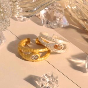 <span class=keywords><strong>Anello</strong></span> a Doppio Strato in <span class=keywords><strong>Argento</strong></span> Sterling 925 con Zirconia Cubica Ovale di Chris April per Donne - Product Image 6