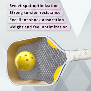 Ben johns Pro IV 16mm 14mm Gen 4 pickleball Paddle tfp lõi tổ ong với TORAY T700 sợi carbon Bề mặt mái chèo miễn phí - Product Image 5