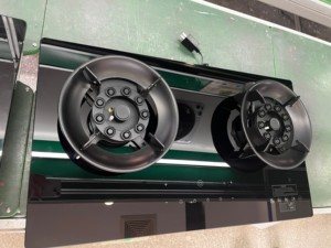 Газовая плита D1, переносные горелки для кухни, 2 конфорки, натуральные сжиженные нефтяные газы, сенсорный экран, инфракрасные лучи - Product Image 5
