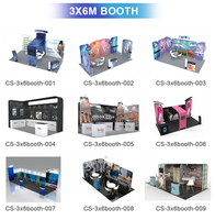 Stand d'exposition modulaire personnalisé 20x20 avec impression graphique