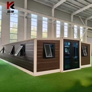 20 ฟุต 37 ㎡   บ้านสำเร็จรูปพับได้แบบเคลื่อนย้ายได้ ผนังกระจก สำนักงาน อาคารพักอาศัย ส่งไปยังออสเตรเลีย - Product Image 2