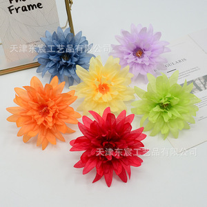 Fleur artificielle chrysanthème à flamme simulée Dongchen Crafts, décoration de mariage, décoration intérieure, fleur de base 5g - Product Image 3