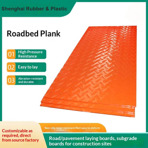 <span class=keywords><strong>Plaque</strong></span> de protection du sol en polyéthylène hexagonal, polymère HDPE UHMWPE, motif saule, résistante à la compression, pour base routière - Product Image 2