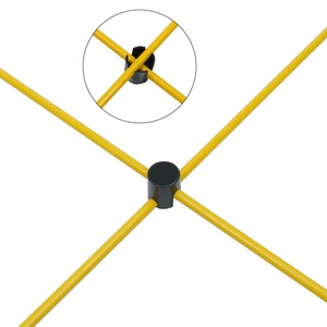 유리 섬유 골프 접을 수있는 정렬 스틱 골프 훈련 보조 90 도 커넥터로 자세 교정기 퍼팅 - Product Image 5