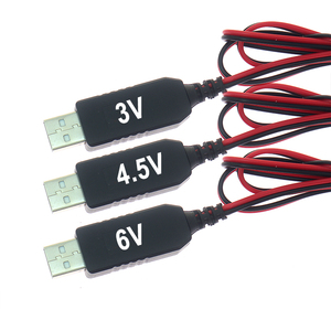 Éliminateur de batterie 1.5v 3v 4.5v 6v LR6 AA LR03 AAA Remplacer l'interrupteur USB ON OFF câble de <span class=keywords><strong>chargeur</strong></span> d'alimentation pour jouets électroniques à lumière LED - Product Image 4