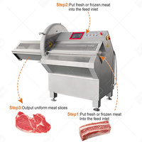 Machine à découper les filets de viande commerciale MY, machine à découper les oreilles de porc, machine à trancher les steaks de poulet fins