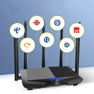Routeur sans fil double bande AC1200 avec pare-feu et prise en charge VoIP, 5 antennes à gain élevé, 3 ports LAN pour la maison/le bureau et le gaming - Product Image 4