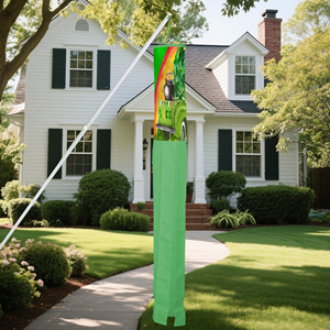 Decoración de Superficie para Ductos de Aire 75D, Diseño St. Patrick's Creek y Elk, 30*45CM, con 6 Tiras de Gráficos Impresos Digitalmente de 5*60CM - Product Image 5