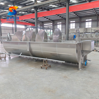 Système de pré-refroidissement spirale pour volailles, machine de refroidissement par immersion en acier inoxydable pour abattoir