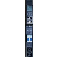 Unité de distribution d'alimentation IP intelligente 63A 240V noire certifiée CE ROHS SAA, PDU triphasée, appareillage électrique basse tension