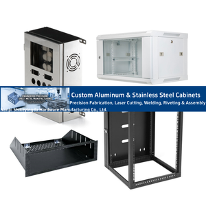 กล่องโลหะแผ่นสั่งทำพิเศษ สแตนเลส อลูมิเนียม กล่องไฟฟ้า ผลิตตามแบบ OEM <span class=keywords><strong>เชื่อม</strong></span>ประกอบ - Product Image 1