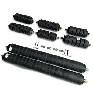 ลูกกลิ้งอัดสารเคลือบผิวยางสำหรับสายพานลำเลียงลูกกลิ้งสำหรับงานหนัก - Product Image 4