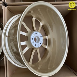 Rines de Aleación de Aluminio Forjado de Alta Calidad en Oro Champán de 18-24 Pulgadas, Personalizados, 5X130 5X120 5X112 para Porsche 981 991 992 GT4 GT3 - Product Image 4