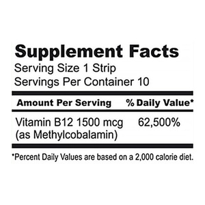 Tiras Orales de Vitamina B12 de Alta Calidad de Marca Privada que Aceleran la Actividad Metabólica y Aumentan la Energía de Forma Natural - Product Image 6