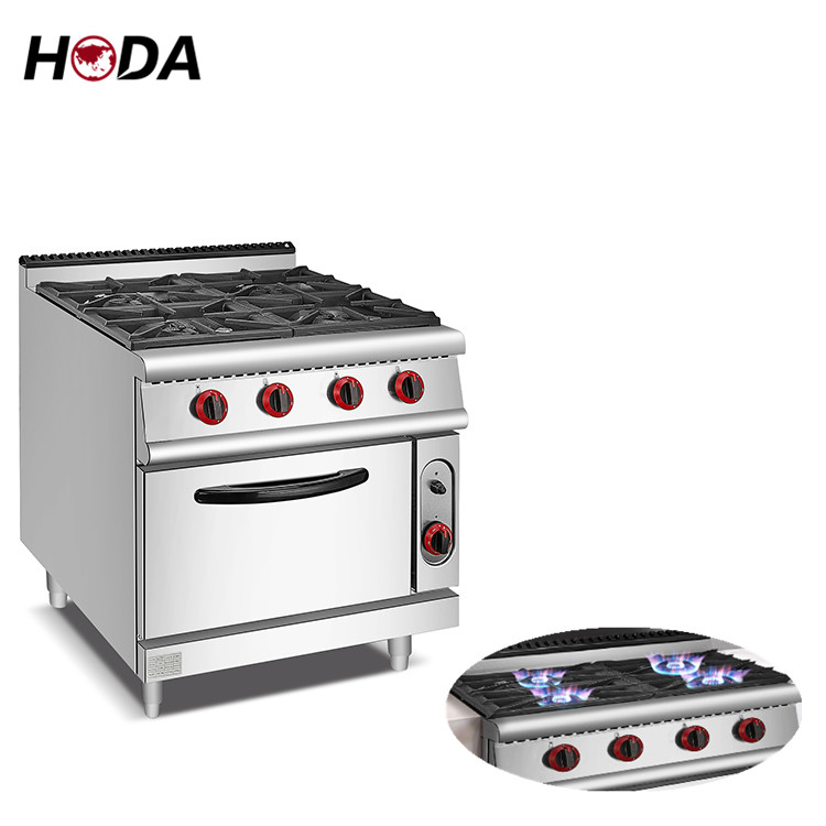 Restaurant professional commercial gas range with oven lg,universal stainless steel slide in gas range oven combination cooker