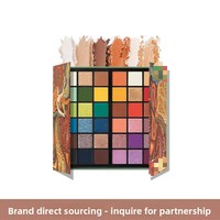 Palette de fards à paupières pastel 36 couleurs personnalisée OEM/ODM, fini mat et scintillant, pour la vente en gros transfrontalière de cosmétiques de style frais