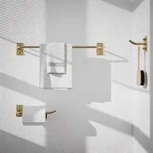 Maxery ชุดอุปกรณ์สำหรับห้องน้ำที่ใส่กระดาษชำระทำจากทองเหลืองไม่เป็นสนิม