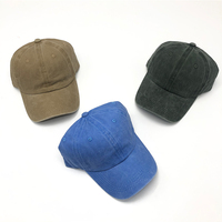 Casquette de baseball personnalisée en jean délavé, style vintage, avec logo brodé, ajustable, pour hommes et femmes