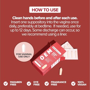 Supositorio de Ácido Bórico OEM en Stock con Extracto de Aloe <span class=keywords><strong>Vera</strong></span> 600mg, Vegano, Sin Parabenos, Sin Fragancia, Marca Privada ODM, Envío Rápido - Product Image 3