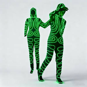 Costume LED Costumes de performance Vêtements Lumières LED Lumineux Stage Dance Performance Show Dress for <span class=keywords><strong>Night</strong></span> <span class=keywords><strong>Club</strong></span> - Product Image 1