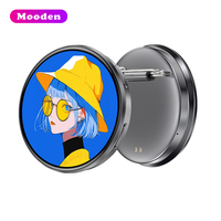 Mooden M3 - Insignia Electrónica Inteligente con Pantalla Dinámica de Anime, Pantalla Táctil Completa HD de 1.95 Pulgadas, Insignia Electrónica DIY