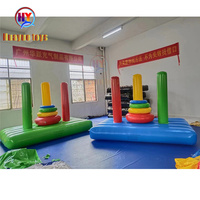 Tour gonflable intéressante de Hanoi en matériau pvc pour l'excellence, jeux gonflables de construction d'équipe, équipement de sport gonflable