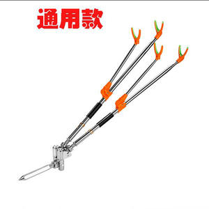 Soporte Doble para Cañas de Pescar de Acero Inoxidable, 1.5, 1.7, 1.9, 2.1, 2.4 M, para Uso en Pesca al Aire Libre - Product Image 4