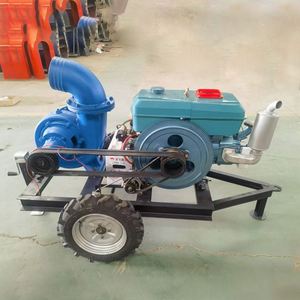 Pompe à eau centrifuge agricole de haute qualité, entraînée par un moteur diesel, pour l'irrigation des eaux de surface - Product Image 5