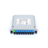 Répartiteur PLC 1x16 SC à brancher, type cassette, monomode, SC/APC SC/UPC pour utilisation en réseau FTTH ODF