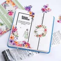Livre d'autocollants décoratifs découpés sur mesure de haute qualité pour le journaling