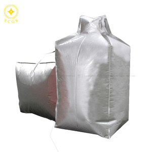 Bolsa de revestimiento de papel de aluminio de alta resistencia, superficie de impresión de plástico PP, paquete de alimentos, bolsa a granel, forma de botella para revestimiento FIBC - Product Image 3