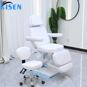 KISEN Beauty <b>Bed</b> Electric Adjustable Luxury Salon Furniture 3 Motors Spa Treatment Massage <b>Table</b> Cosmetic Facial <b>Lash</b> <b>Bed</b> - Product Image 2