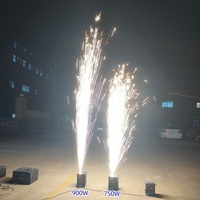 Machine à feu d'artifice froid de 6 mètres avec télécommande multifonction plus puissante 900W pour des effets spéciaux pour la fête de mariage
