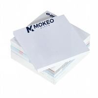 Blocs-notes autocollants personnalisés avec impression de logo, formes et tailles variées, blocs-notes promotionnels pour la marque d'entreprise