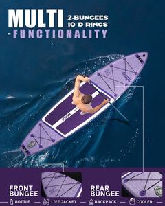 Planche à pagaie gonflable légère SUP à séchage rapide avec matériau de point de chute facile à ranger et protecteur de planche - Product Image 6