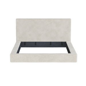 Coussin de lit convertible moderne sans cadre, 8,7'' en sherpa rembourré, facile à assembler (cadre de lit non inclus) - Product Image 3