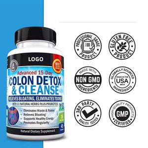 Cápsulas de precio barato, suplemento para limpiar el intestino y el colon, compatible con la salud intestinal, cápsulas de limpieza y desintoxicación del colon - Product Image 2