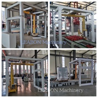 Machine d'emballage de film étirable de machine d'emballage de culbuteur automatique de vente chaude pour la palette de carton